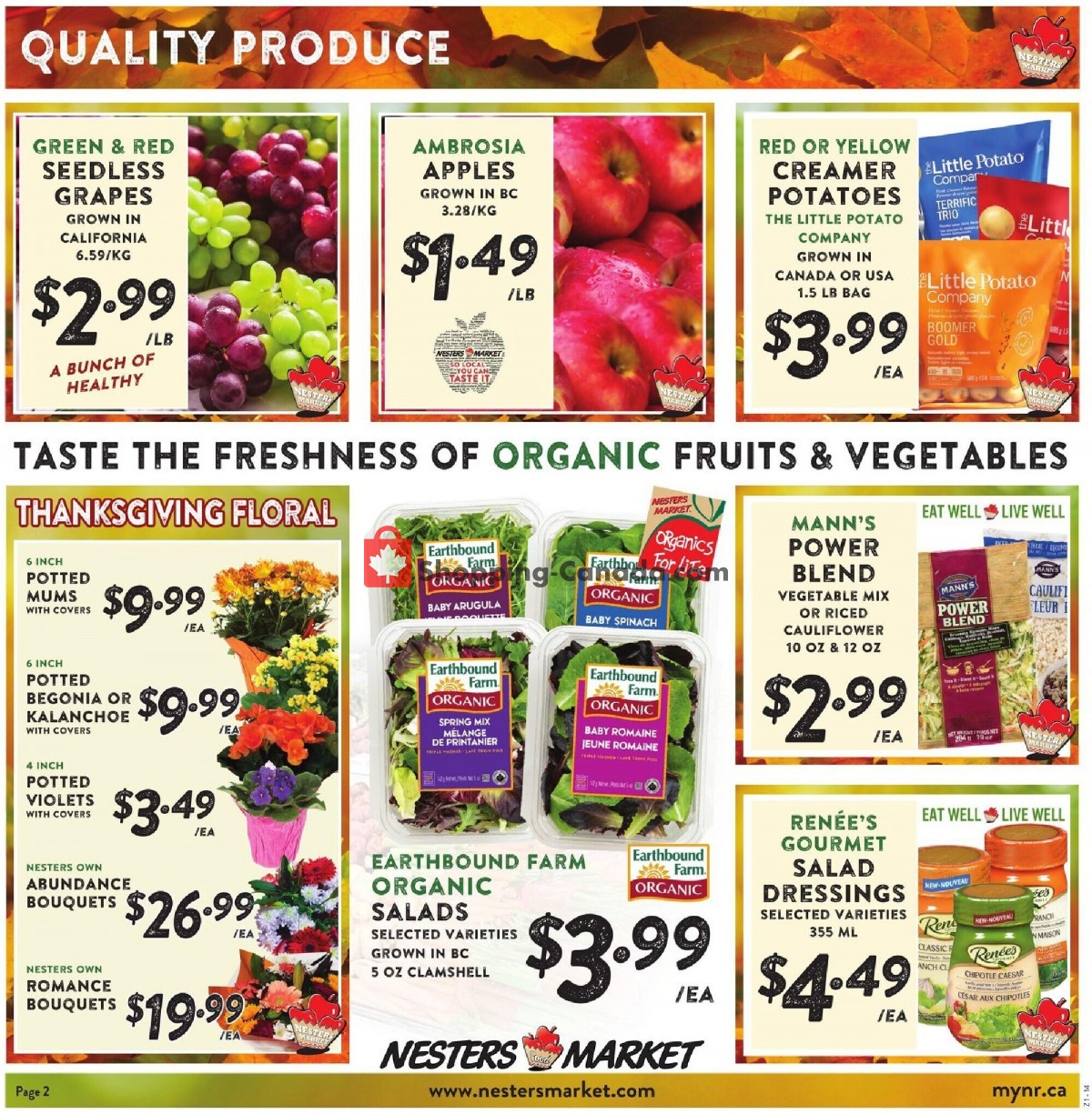 Nesters Market Grocery Stores flyer from Sunday October 3, 2021 to Saturday October 9, 2021 - page 2
