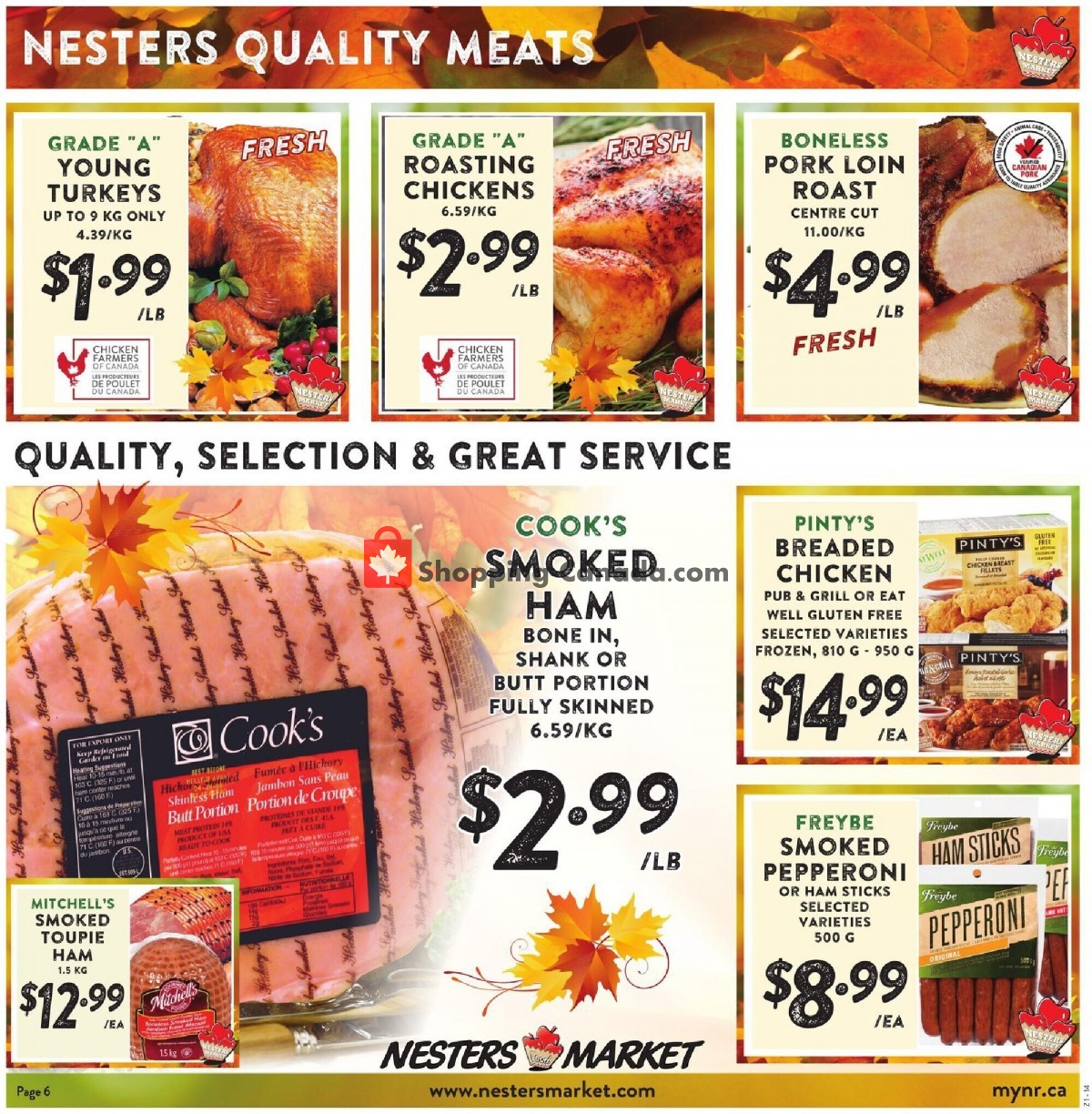 Nesters Market Grocery Stores flyer from Sunday October 3, 2021 to Saturday October 9, 2021 - page 6