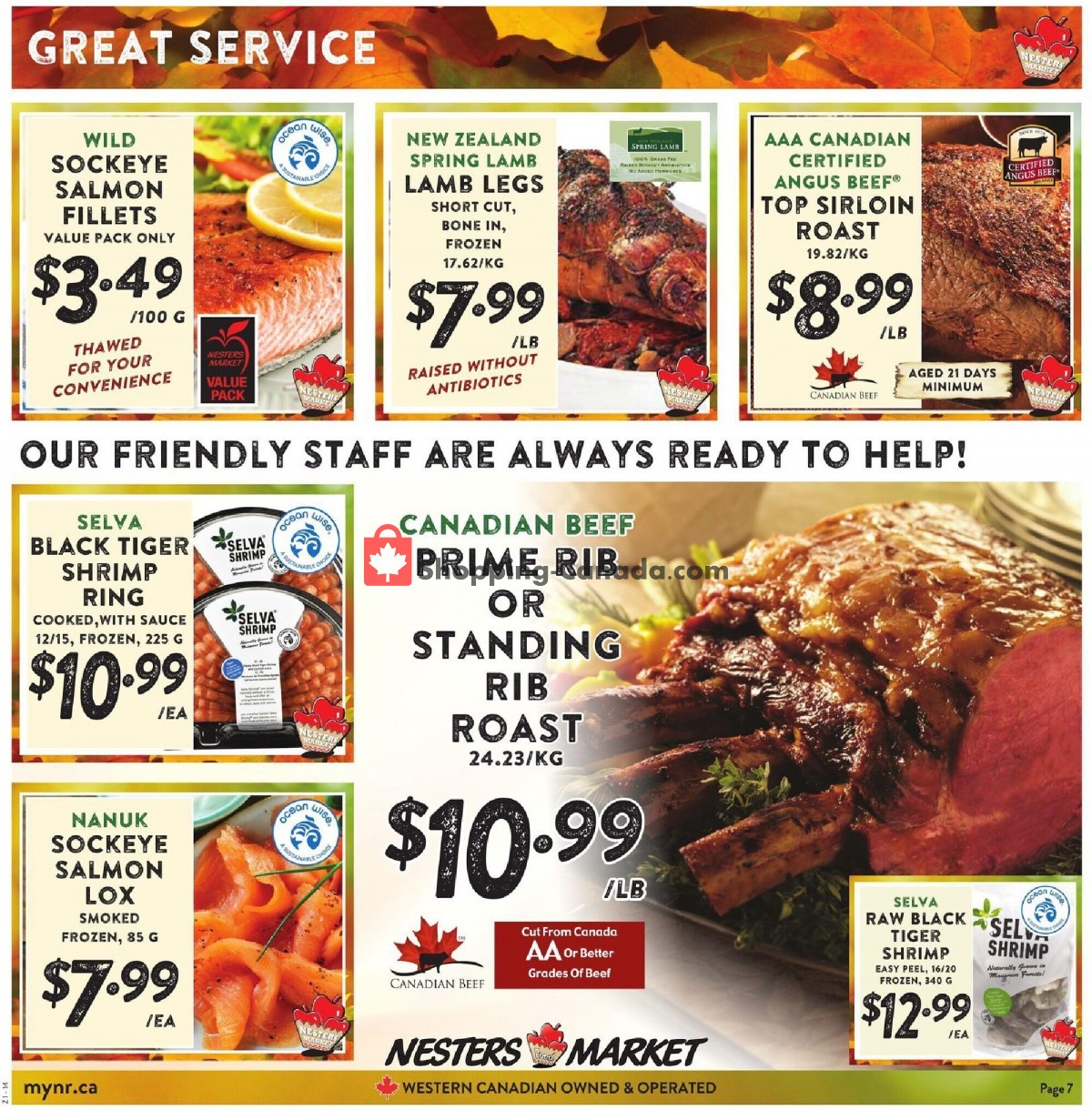 Nesters Market Grocery Stores flyer from Sunday October 3, 2021 to Saturday October 9, 2021 - page 7