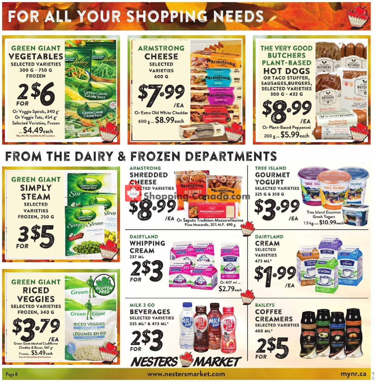 Nesters Market Grocery Stores flyer from Sunday October 3, 2021 to Saturday October 9, 2021 - page 8