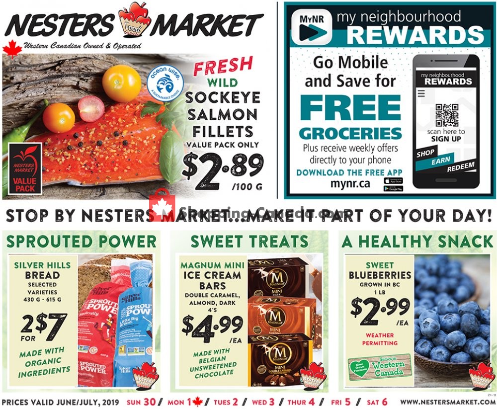 Nesters Market Grocery Stores flyer from Sunday June 30, 2019 to Saturday July 6, 2019 - page 1