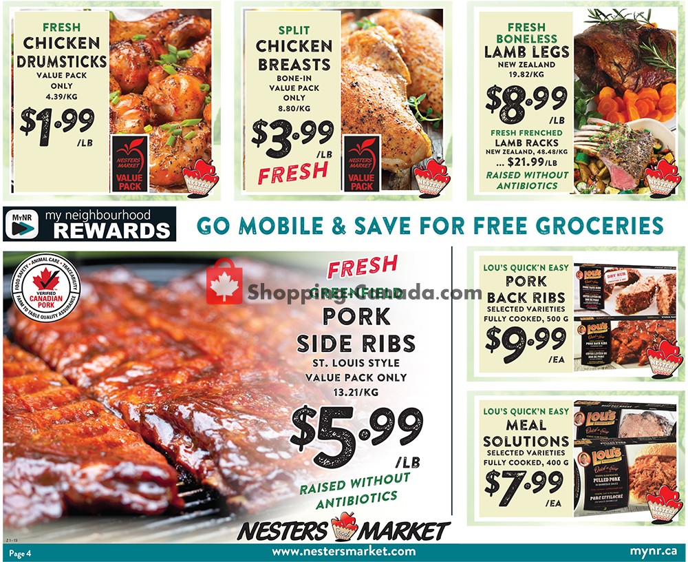 Nesters Market Grocery Stores flyer from Sunday June 30, 2019 to Saturday July 6, 2019 - page 4