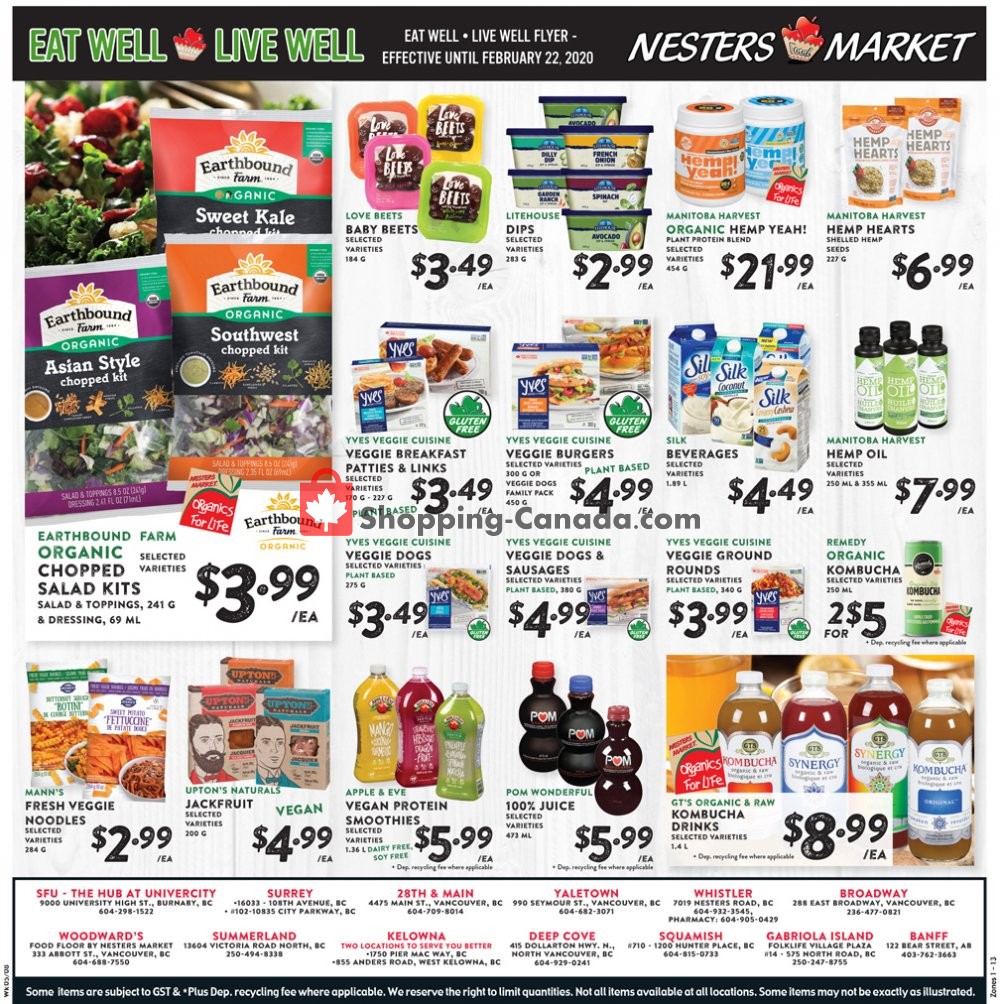 Nesters Market Grocery Stores flyer from Sunday February 2, 2020 to Saturday February 8, 2020 - page 16