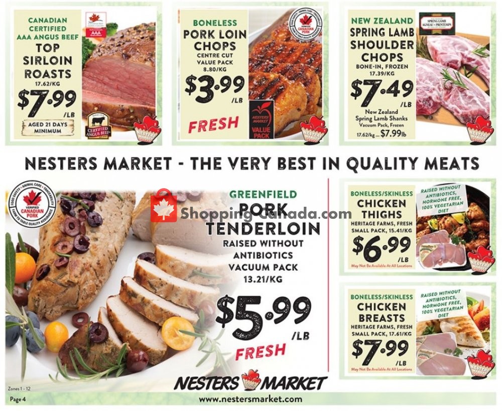 Nesters Market Grocery Stores flyer from Sunday April 21, 2019 to Saturday April 27, 2019 - page 4
