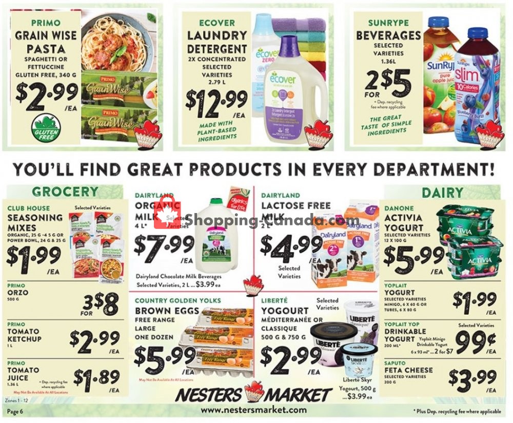 Nesters Market Grocery Stores flyer from Sunday April 21, 2019 to Saturday April 27, 2019 - page 6
