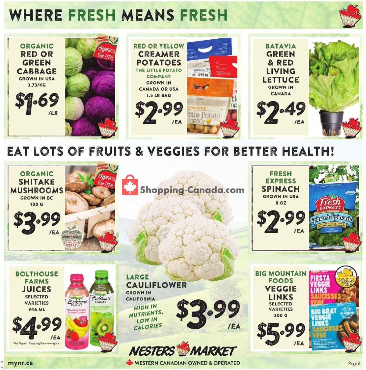 Nesters Market Grocery Stores flyer from Sunday April 25, 2021 to Saturday May 1, 2021 - page 3
