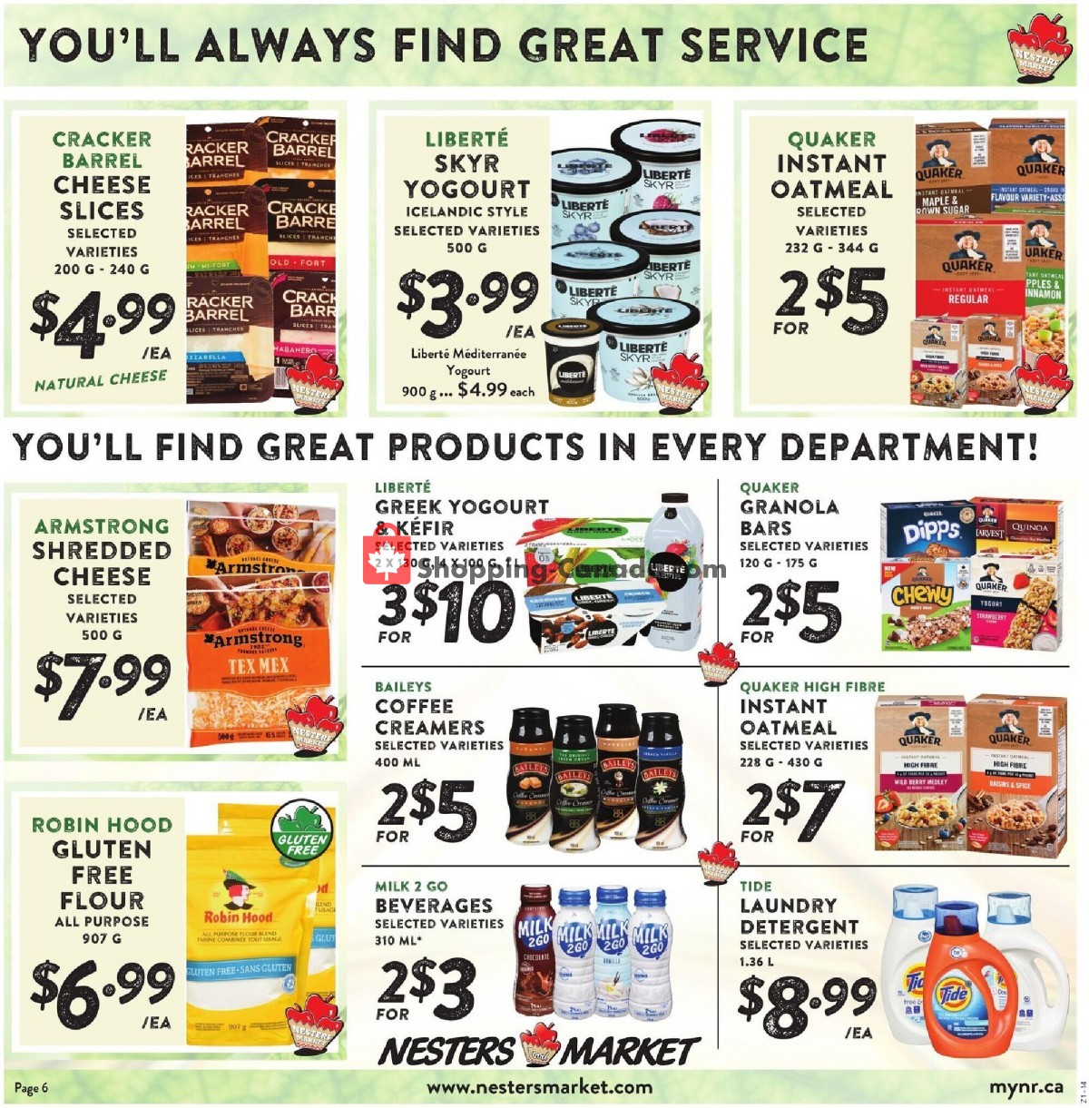 Nesters Market Grocery Stores flyer from Sunday April 25, 2021 to Saturday May 1, 2021 - page 6