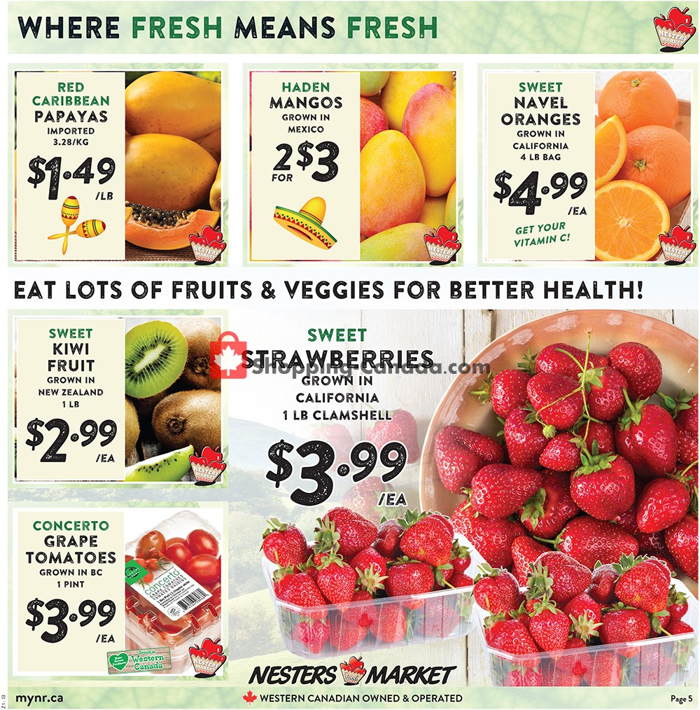 Nesters Market Grocery Stores flyer from Sunday April 26, 2020 to Saturday May 2, 2020 - page 5
