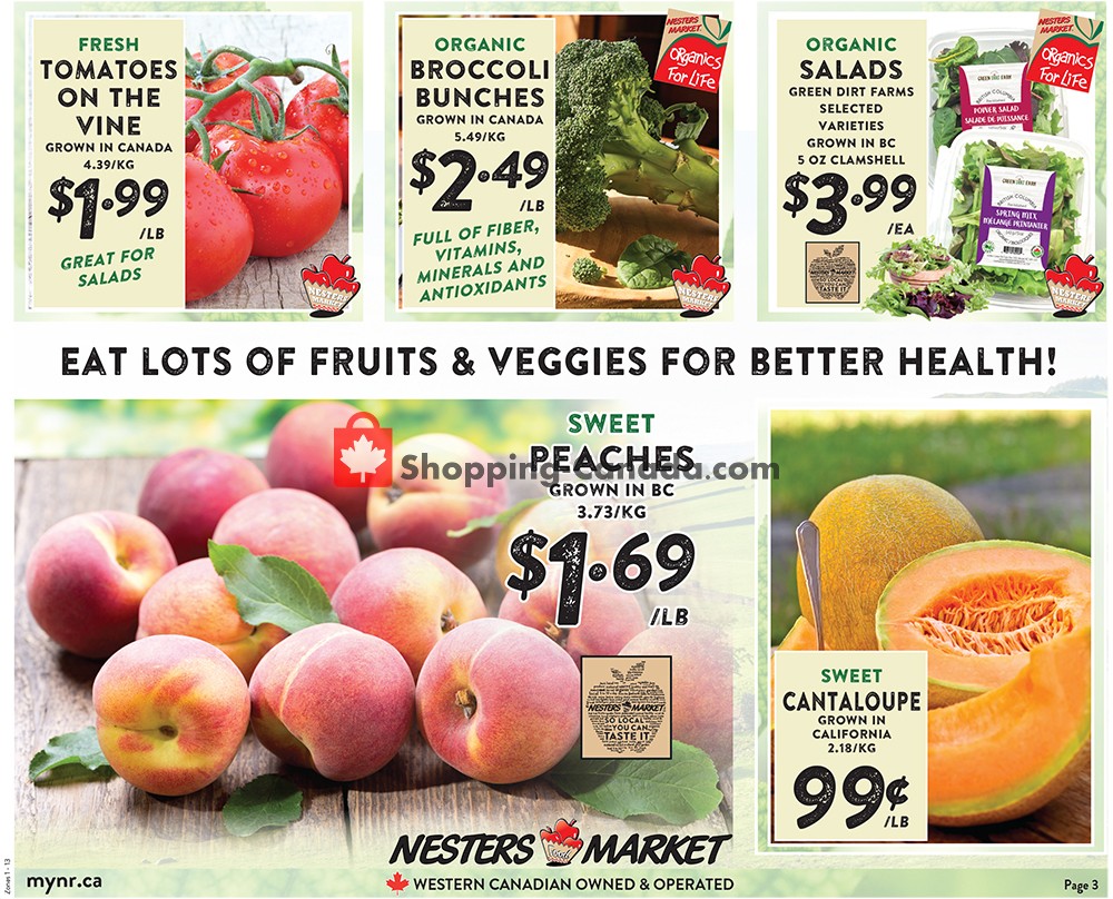 Nesters Market Grocery Stores flyer from Sunday August 11, 2019 to Saturday August 17, 2019 - page 3