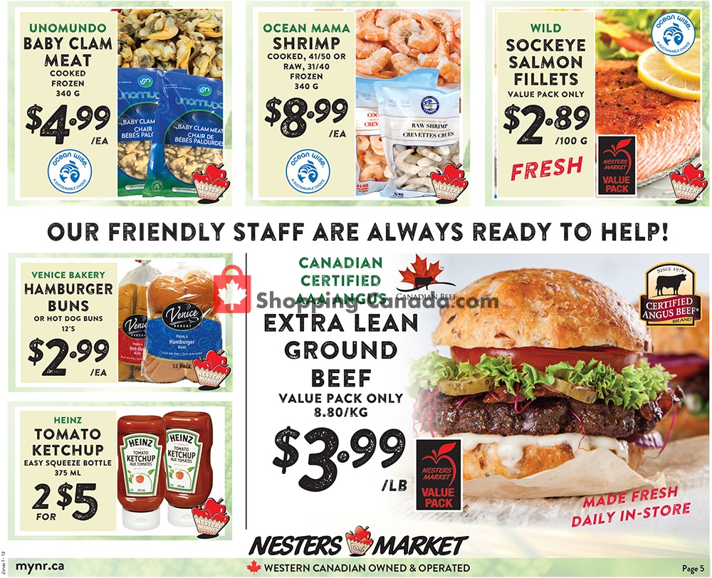 Nesters Market Grocery Stores flyer from Sunday August 11, 2019 to Saturday August 17, 2019 - page 5