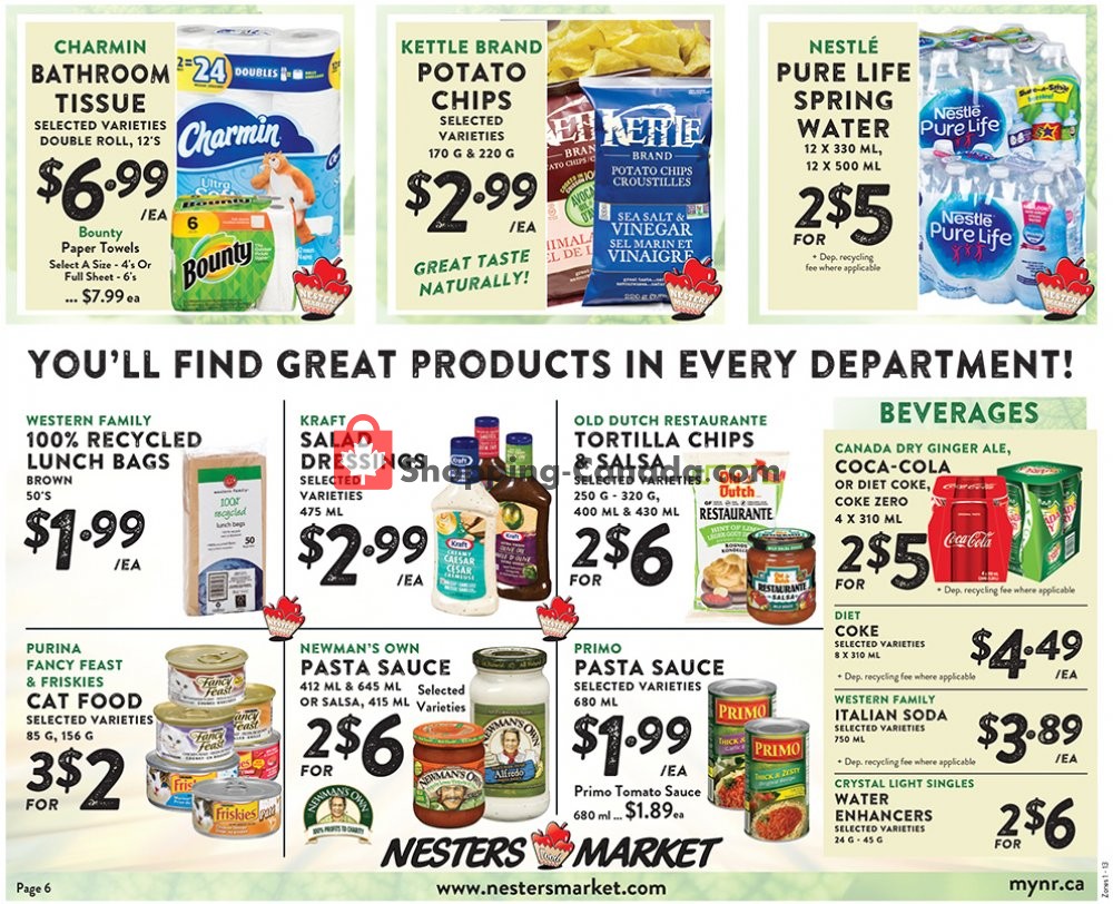 Nesters Market Grocery Stores flyer from Sunday August 11, 2019 to Saturday August 17, 2019 - page 6
