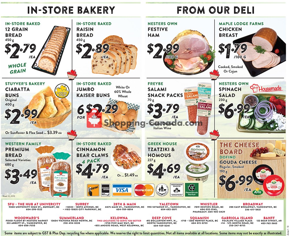 Nesters Market Grocery Stores flyer from Sunday August 11, 2019 to Saturday August 17, 2019 - page 8
