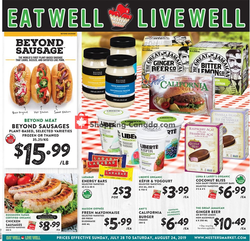 Nesters Market Grocery Stores flyer from Sunday August 11, 2019 to Saturday August 17, 2019 - page 9
