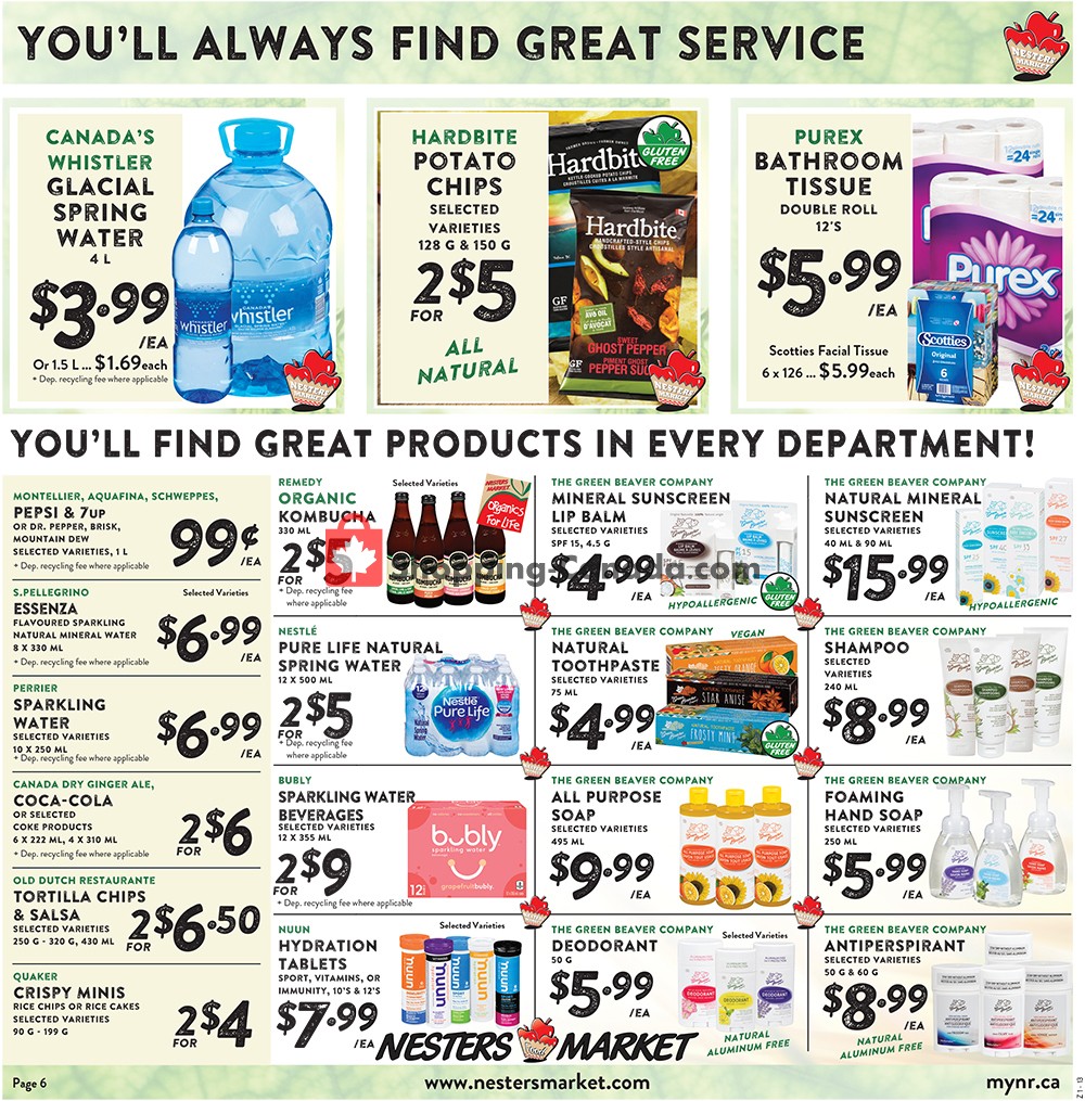 Nesters Market Grocery Stores flyer from Sunday August 2, 2020 to Saturday August 8, 2020 - page 6