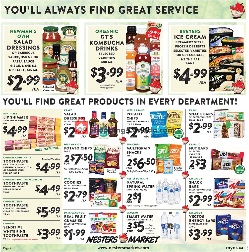 Nesters Market Grocery Stores flyer from Sunday August 9, 2020 to Saturday August 15, 2020 - page 6