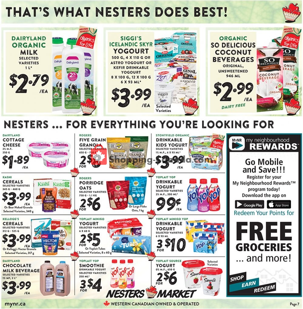 Nesters Market Grocery Stores flyer from Sunday August 9, 2020 to Saturday August 15, 2020 - page 7