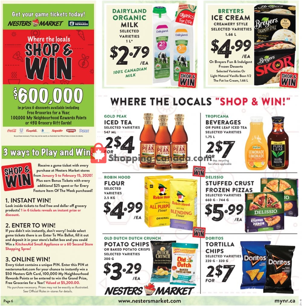 Nesters Market Grocery Stores flyer from Sunday January 12, 2020 to Saturday January 18, 2020 - page 6