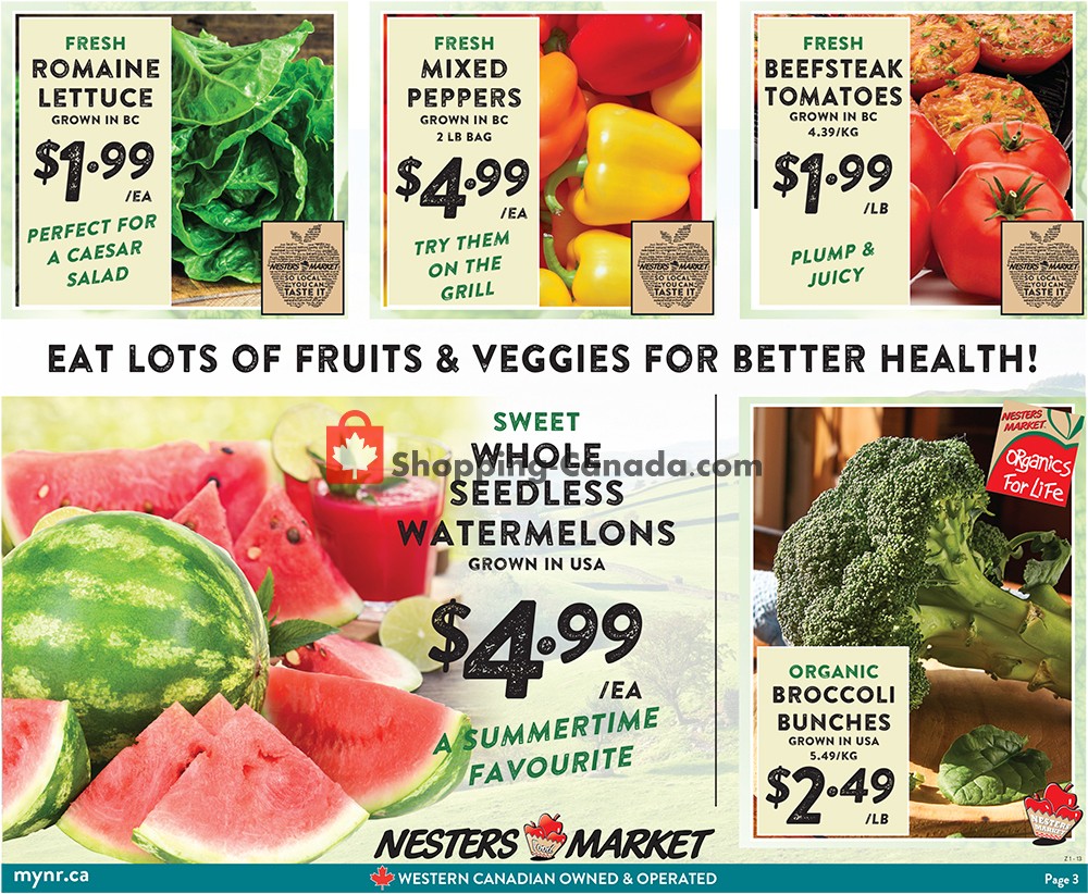 Nesters Market Grocery Stores flyer from Sunday July 21, 2019 to Saturday July 27, 2019 - page 3