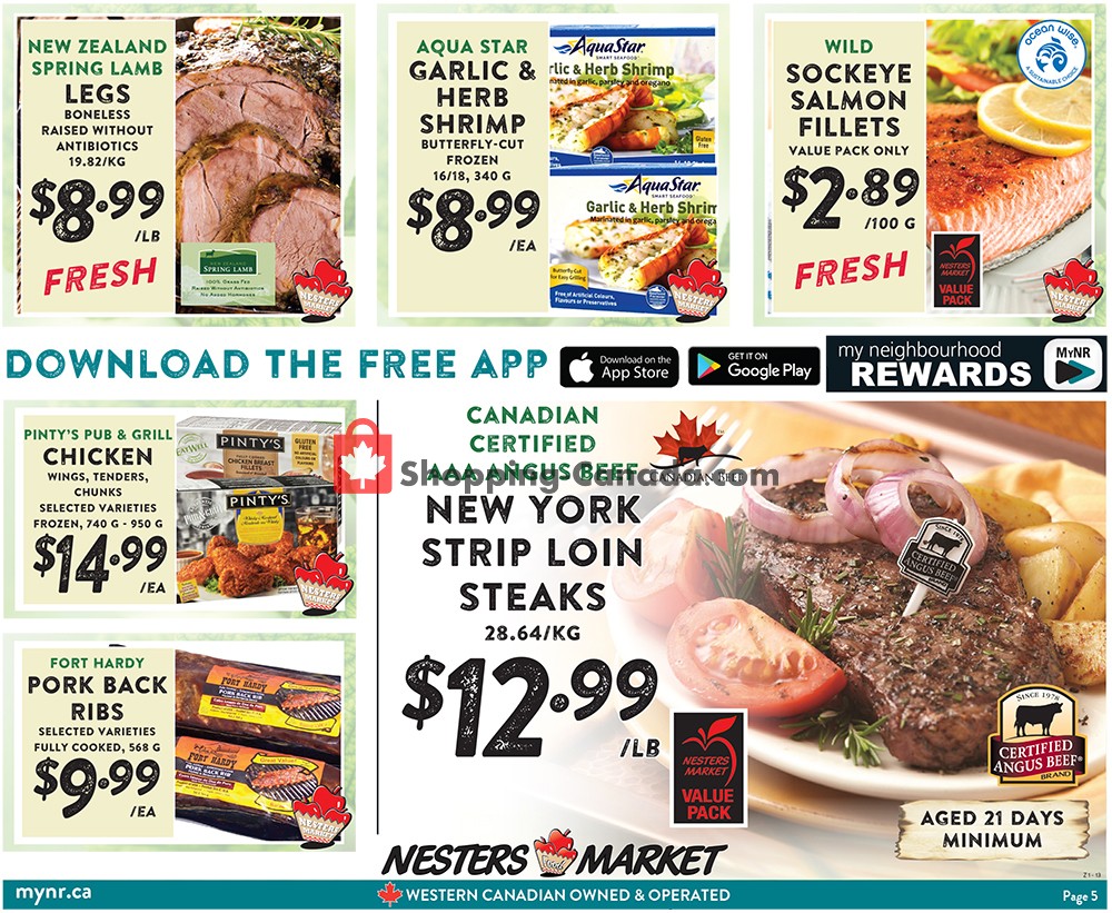 Nesters Market Grocery Stores flyer from Sunday July 21, 2019 to Saturday July 27, 2019 - page 5