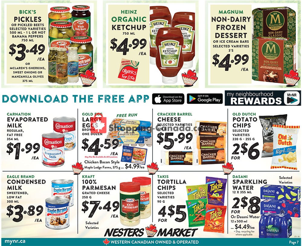 Nesters Market Grocery Stores flyer from Sunday July 21, 2019 to Saturday July 27, 2019 - page 7