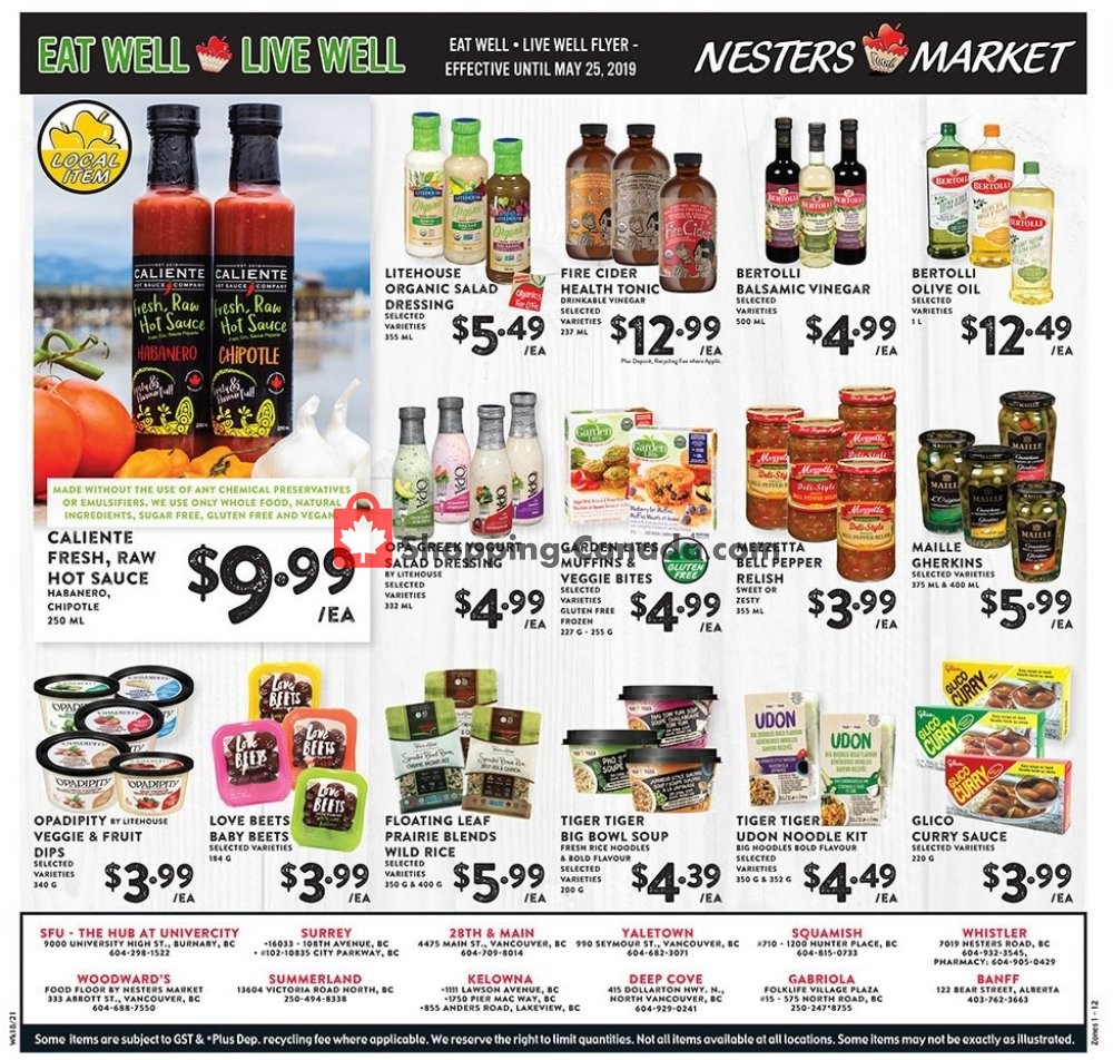 Nesters Market Grocery Stores flyer from Sunday May 12, 2019 to Saturday May 18, 2019 - page 12