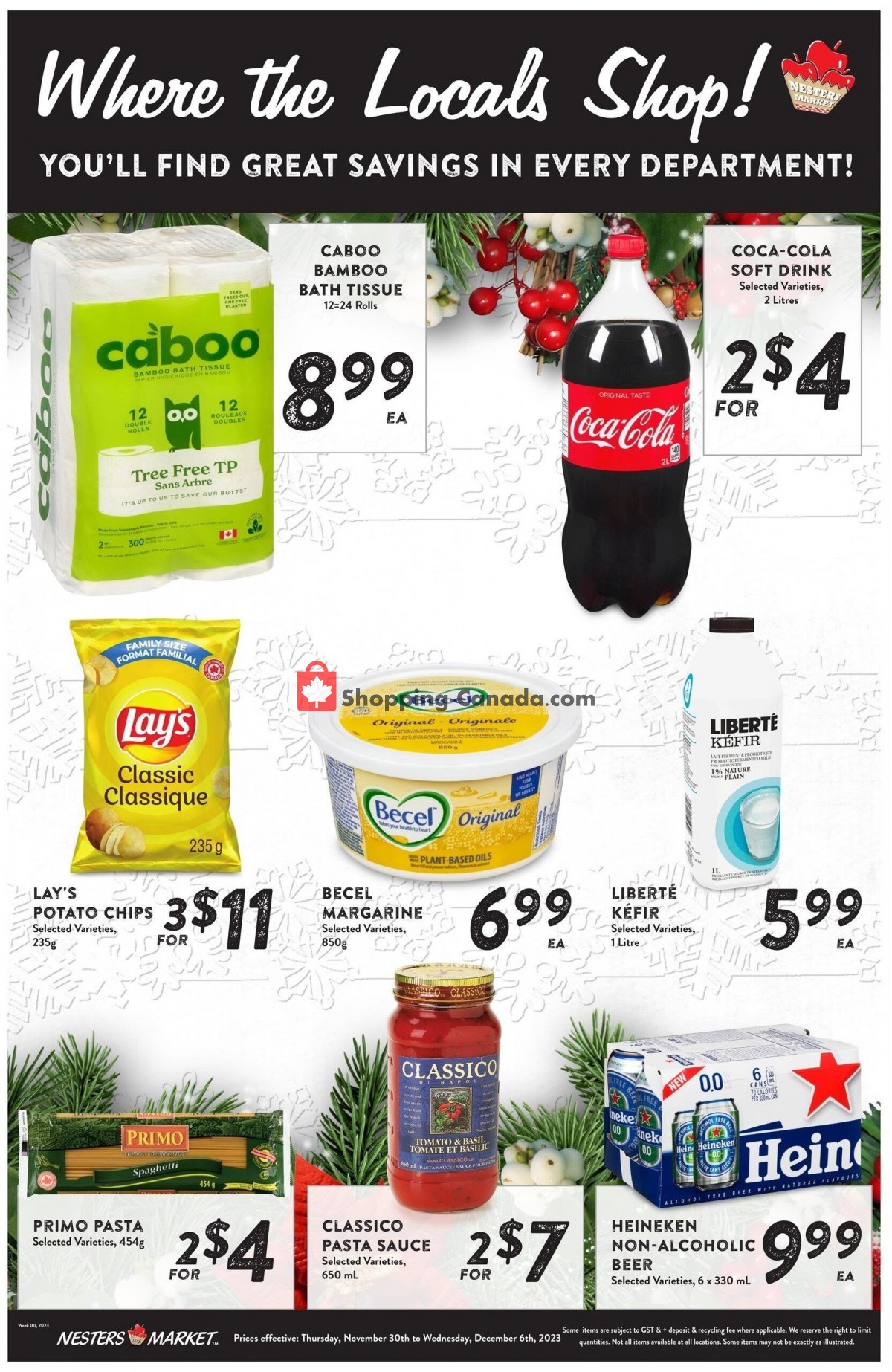 Nesters Market Grocery Stores flyer from Thursday November 30, 2023 to Wednesday December 6, 2023 - page 12