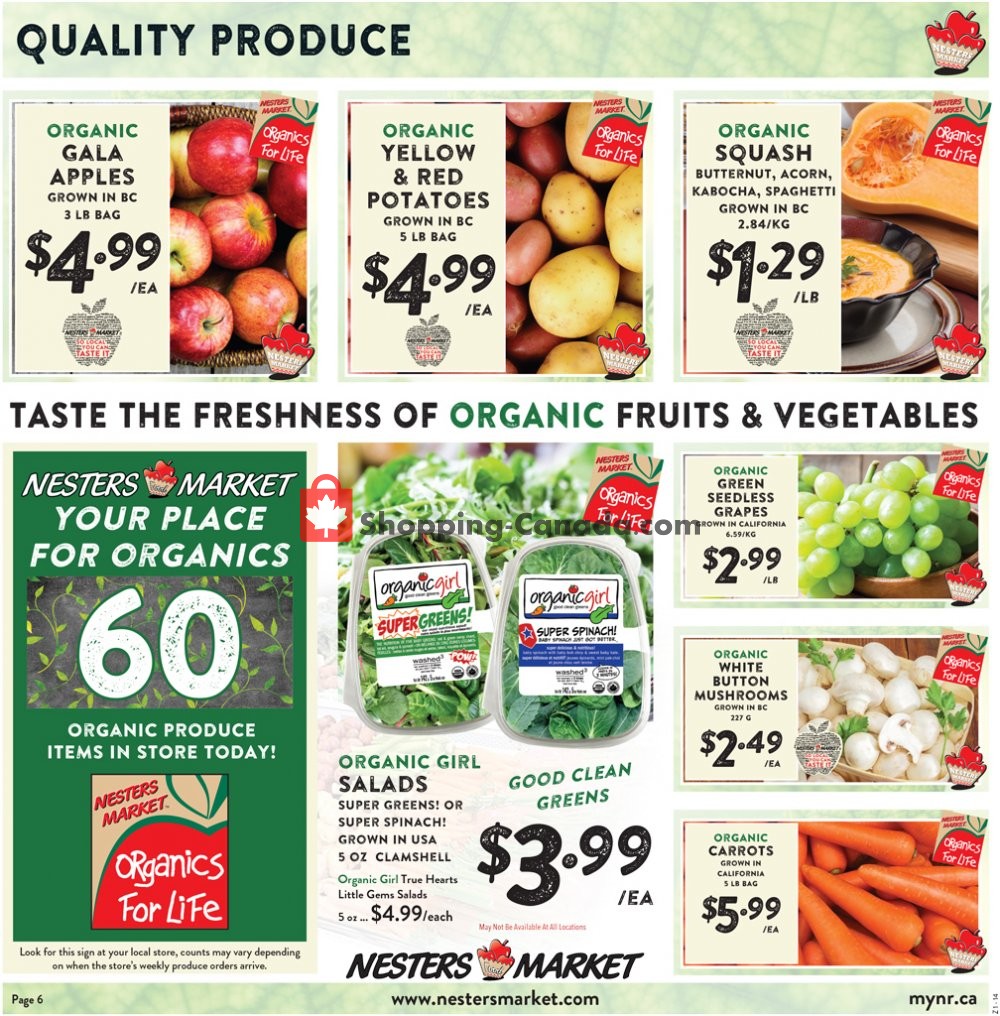 Nesters Market Grocery Stores flyer from Sunday October 11, 2020 to Saturday October 17, 2020 - page 6