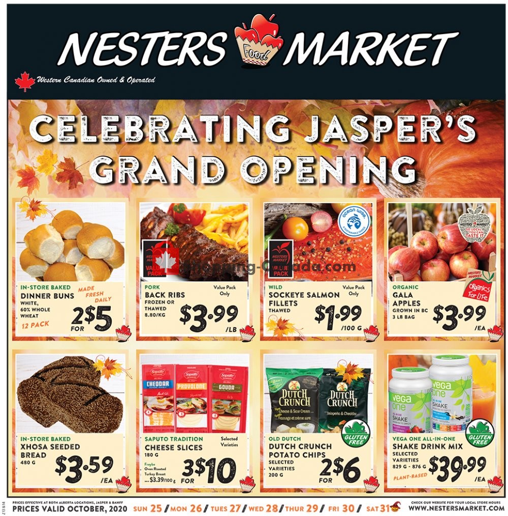 Nesters Market Grocery Stores Canada, flyer (Special Offer) October