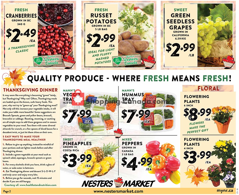 Nesters Market Grocery Stores flyer from Sunday October 6, 2019 to Saturday October 12, 2019 - page 2