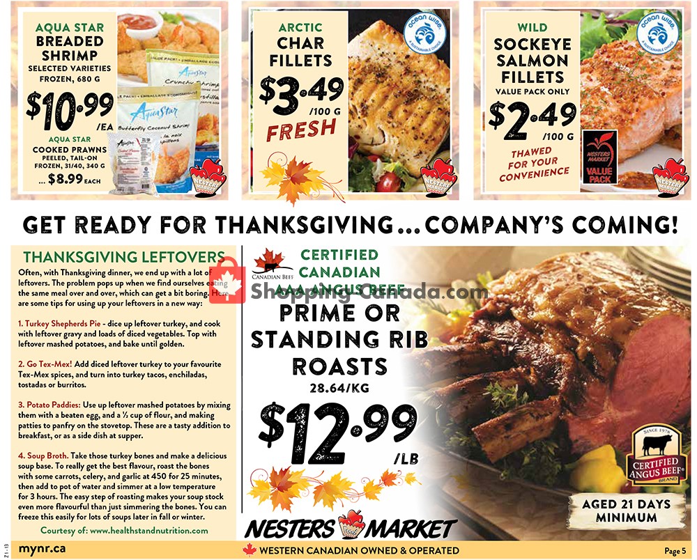 Nesters Market Grocery Stores flyer from Sunday October 6, 2019 to Saturday October 12, 2019 - page 5