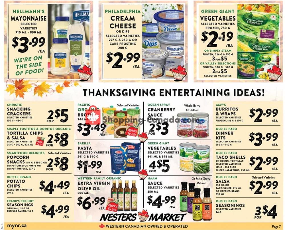 Nesters Market Grocery Stores flyer from Sunday October 6, 2019 to Saturday October 12, 2019 - page 7