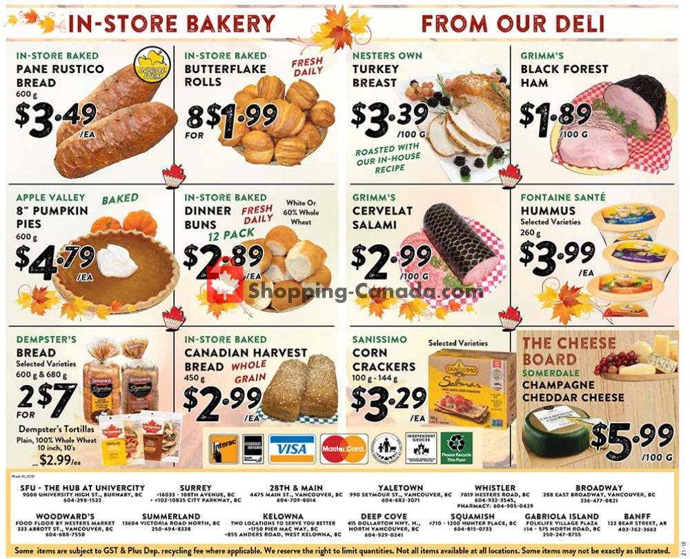 Nesters Market Grocery Stores flyer from Sunday October 6, 2019 to Saturday October 12, 2019 - page 8