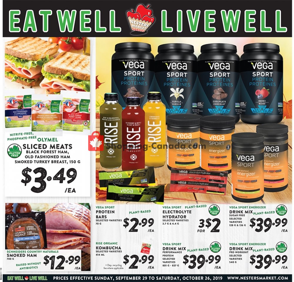 Nesters Market Grocery Stores flyer from Sunday October 6, 2019 to Saturday October 12, 2019 - page 9