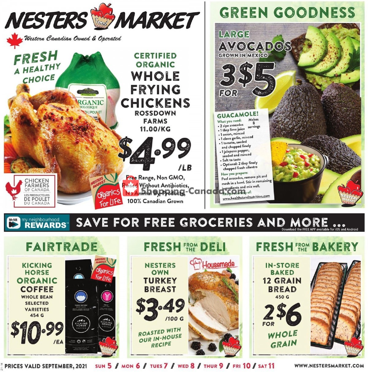 Nesters Market Grocery Stores flyer from Sunday September 5, 2021 to Saturday September 11, 2021 - page 1