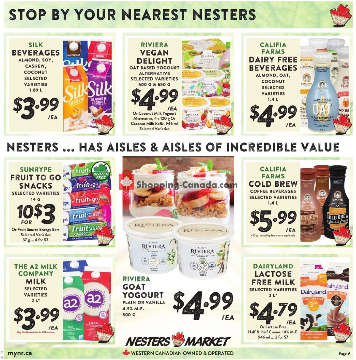 Nesters Market Grocery Stores flyer from Sunday September 5, 2021 to Saturday September 11, 2021 - page 9