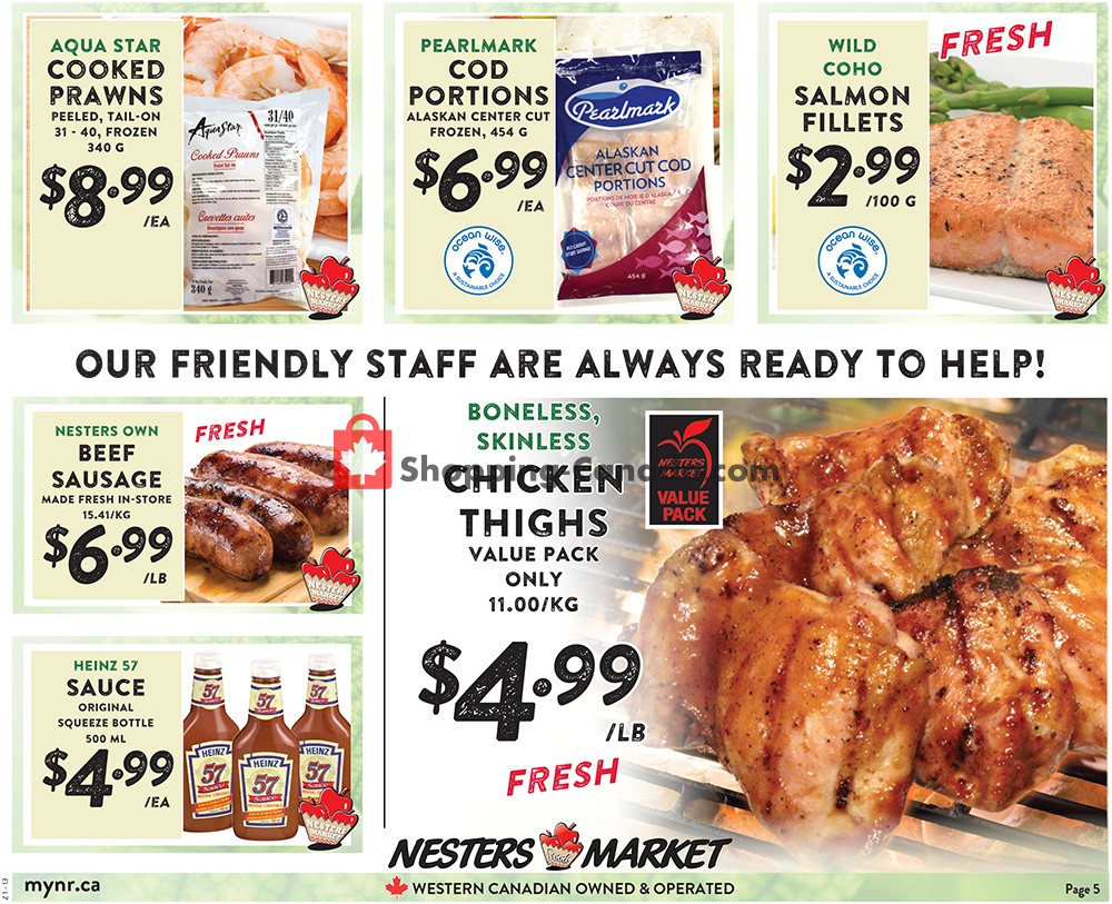 Nesters Market Grocery Stores flyer from Sunday September 8, 2019 to Saturday September 14, 2019 - page 5
