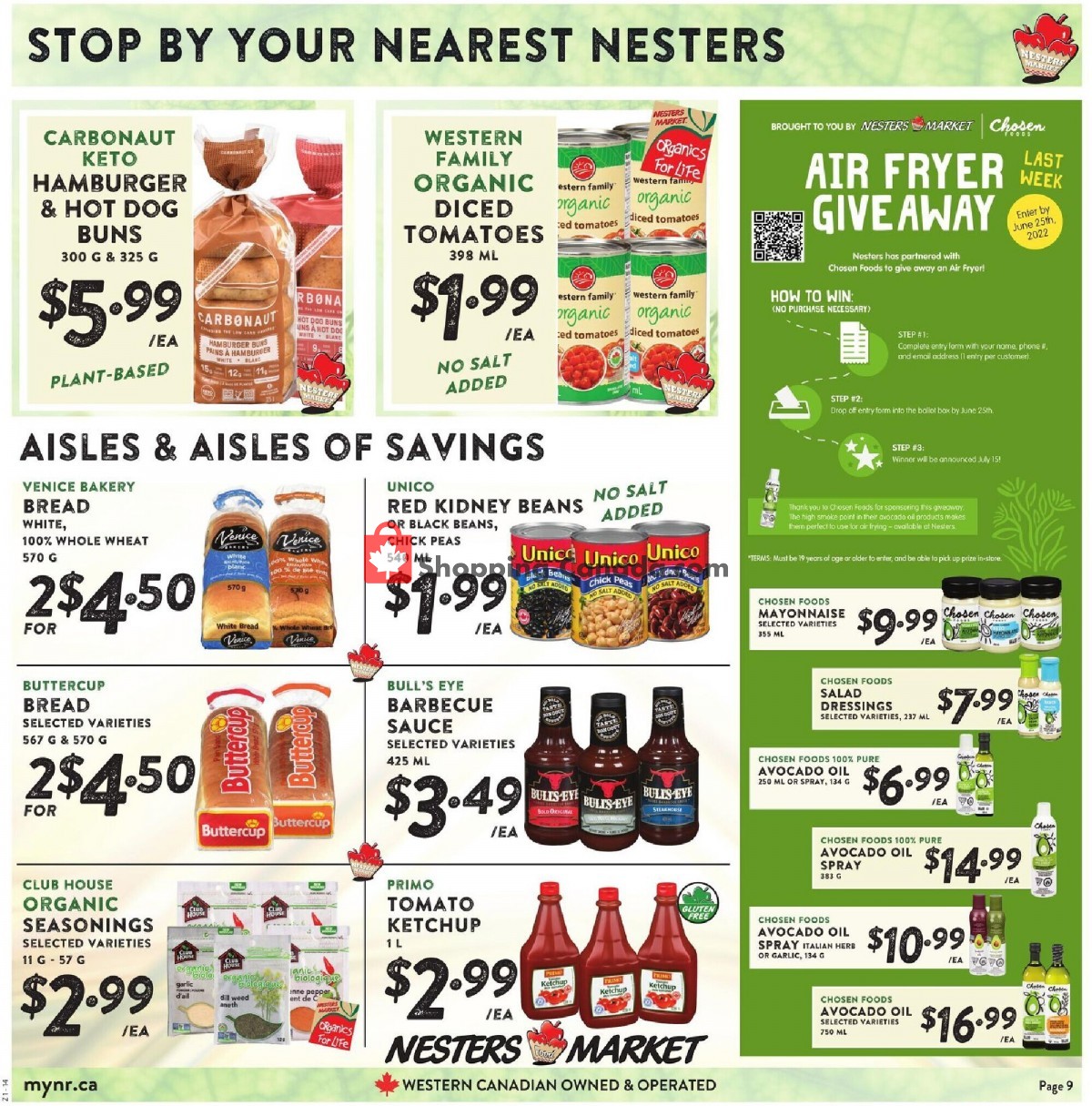 Nesters Market Grocery Stores flyer from Sunday June 19, 2022 to Saturday June 25, 2022 - page 9