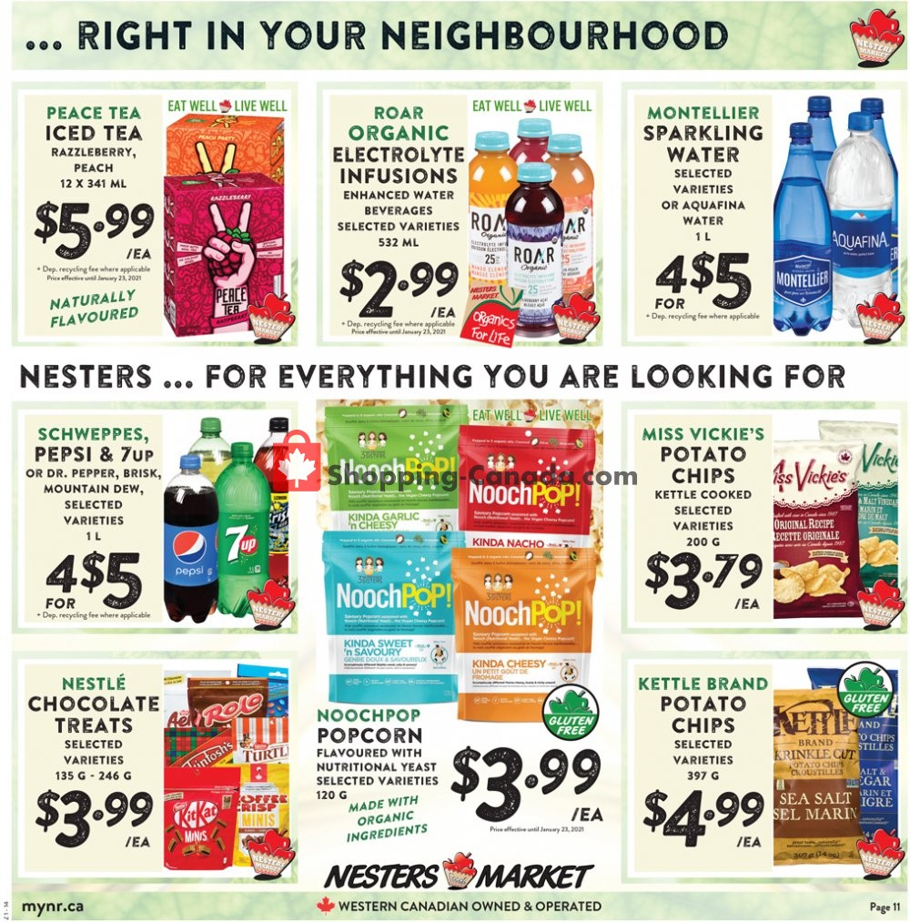 Nesters Market Grocery Stores flyer from Sunday January 17, 2021 to Saturday January 23, 2021 - page 11