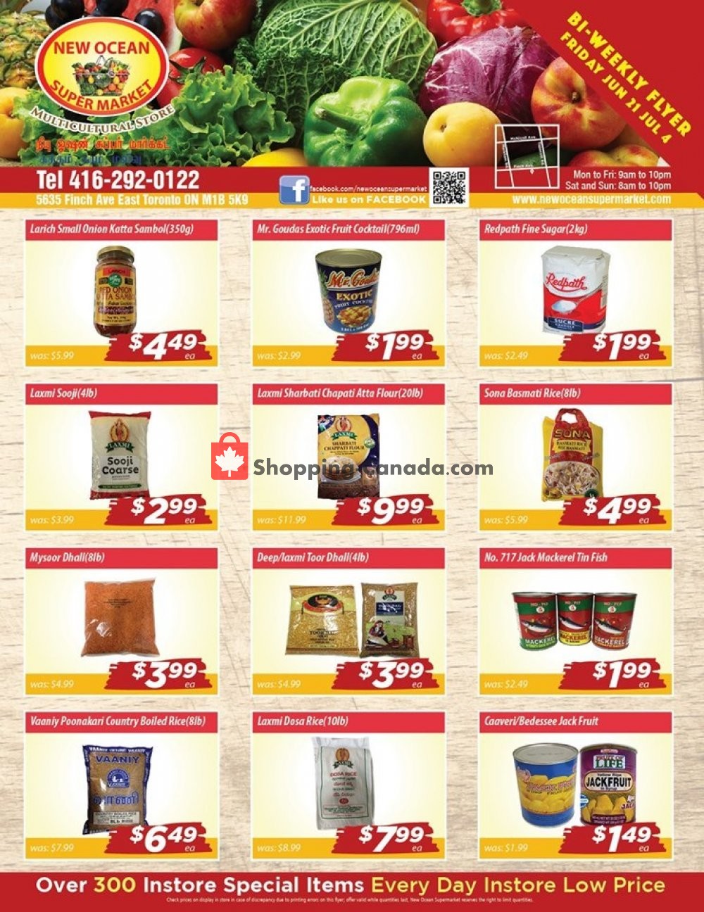 New Ocean Supermarket flyer from Friday June 21, 2019 to Thursday July 4, 2019 - page 1