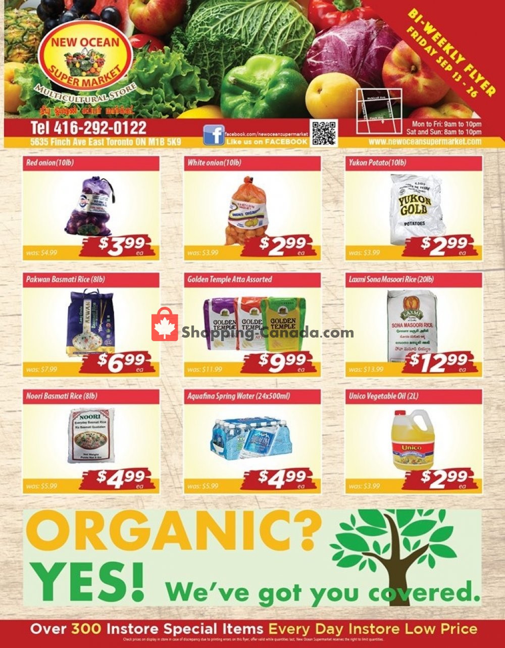 New Ocean Supermarket flyer from Friday September 13, 2019 to Thursday September 26, 2019 - page 1
