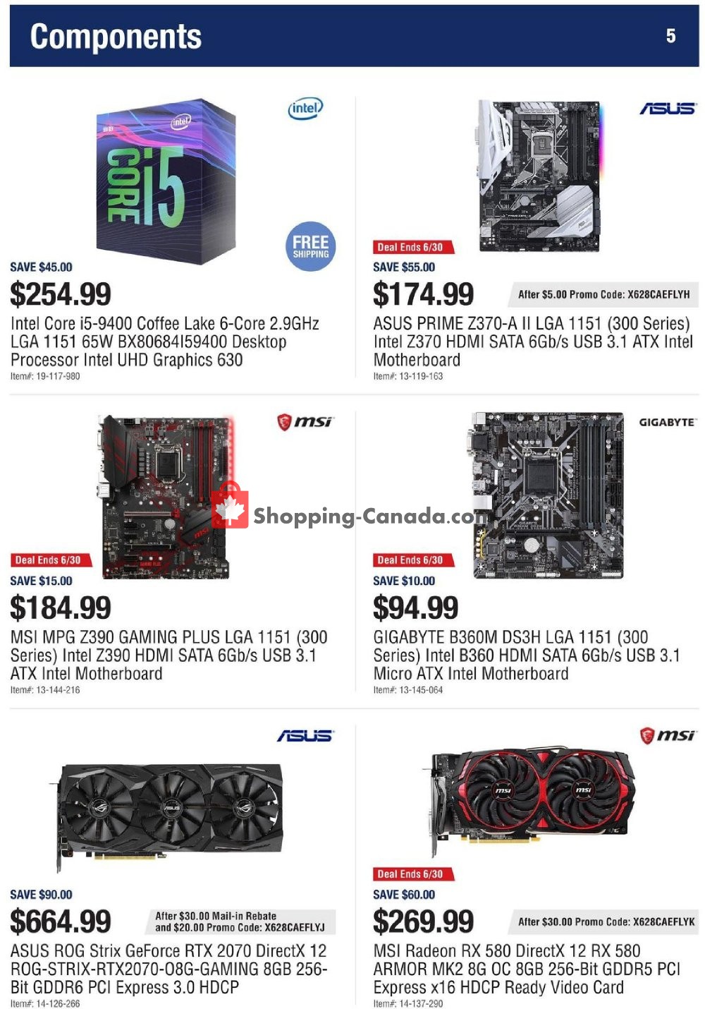 Newegg flyer from Friday June 28, 2019 to Thursday July 4, 2019 - page 5