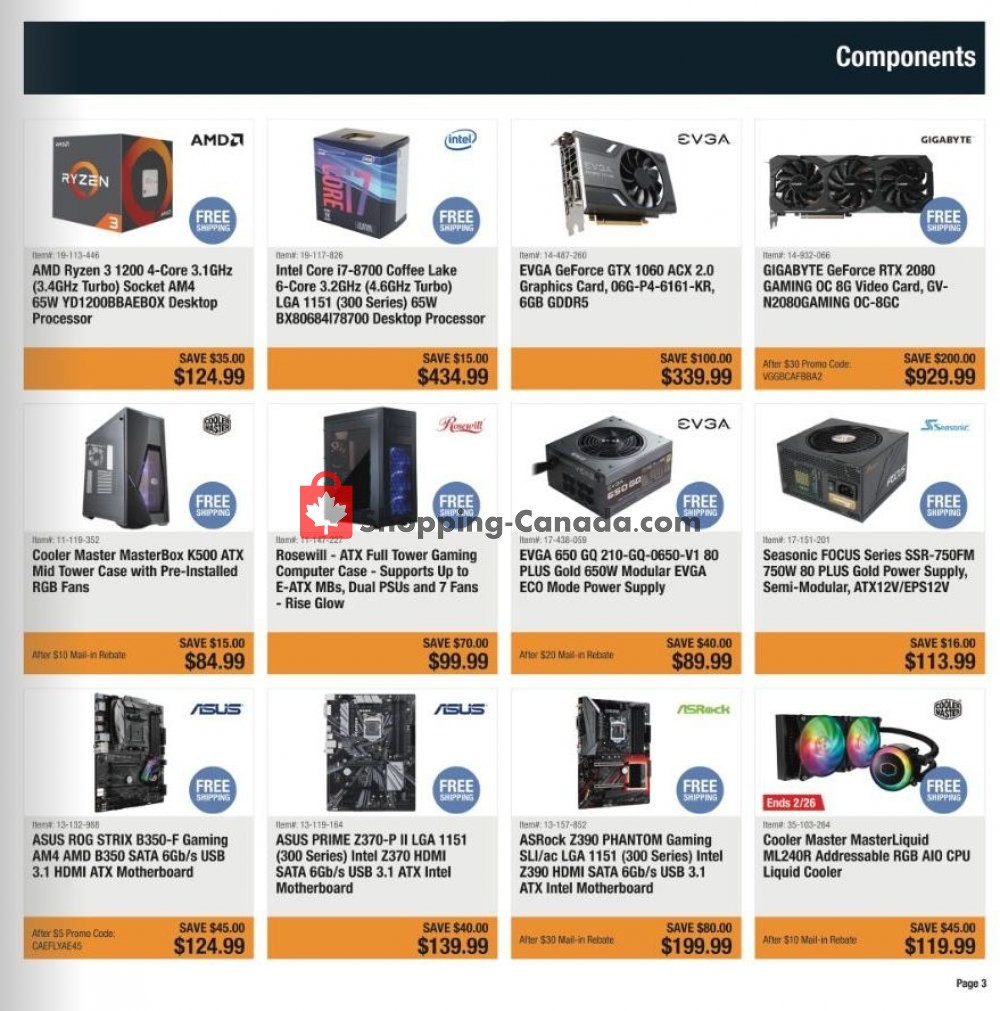 Newegg flyer from Friday February 22, 2019 to Thursday February 28, 2019 - page 3