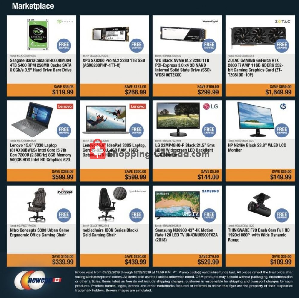 Newegg flyer from Friday February 22, 2019 to Thursday February 28, 2019 - page 8