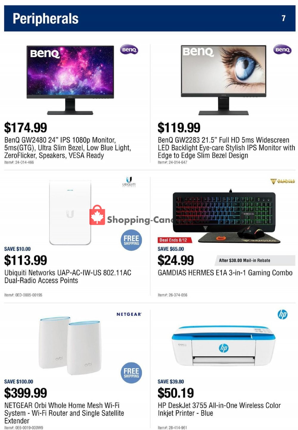 Newegg flyer from Friday August 9, 2019 to Thursday August 15, 2019 - page 7