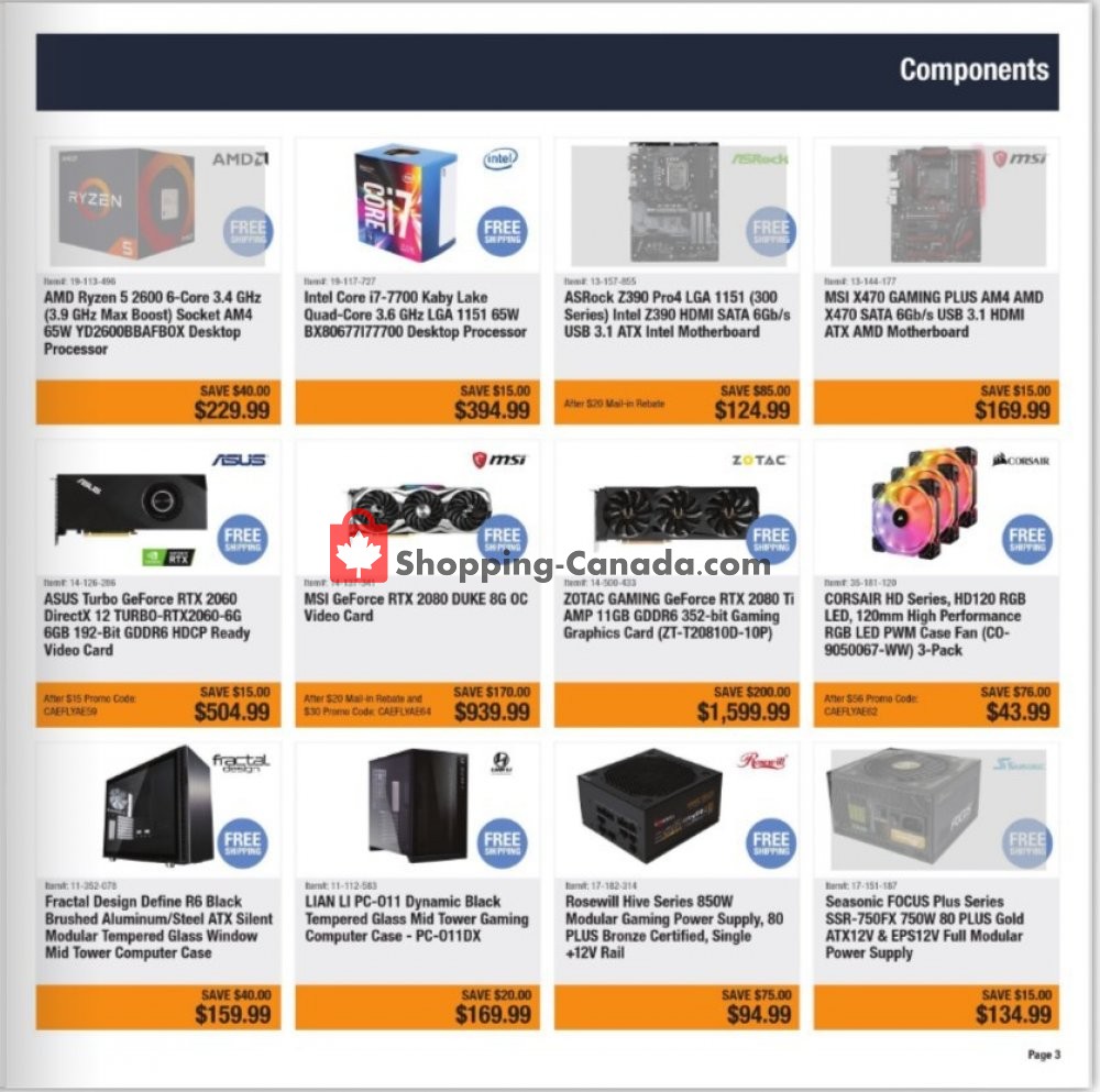 Newegg flyer from Friday March 8, 2019 to Thursday March 14, 2019 - page 3