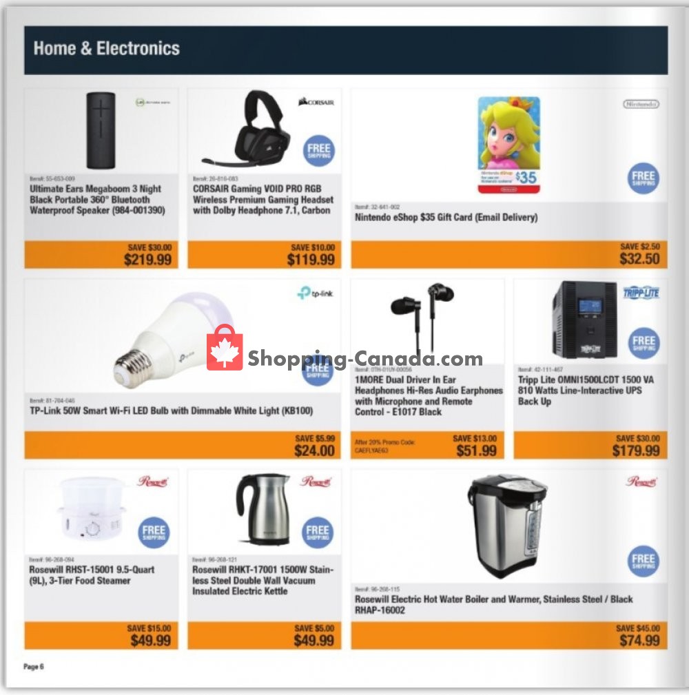 Newegg flyer from Friday March 8, 2019 to Thursday March 14, 2019 - page 6
