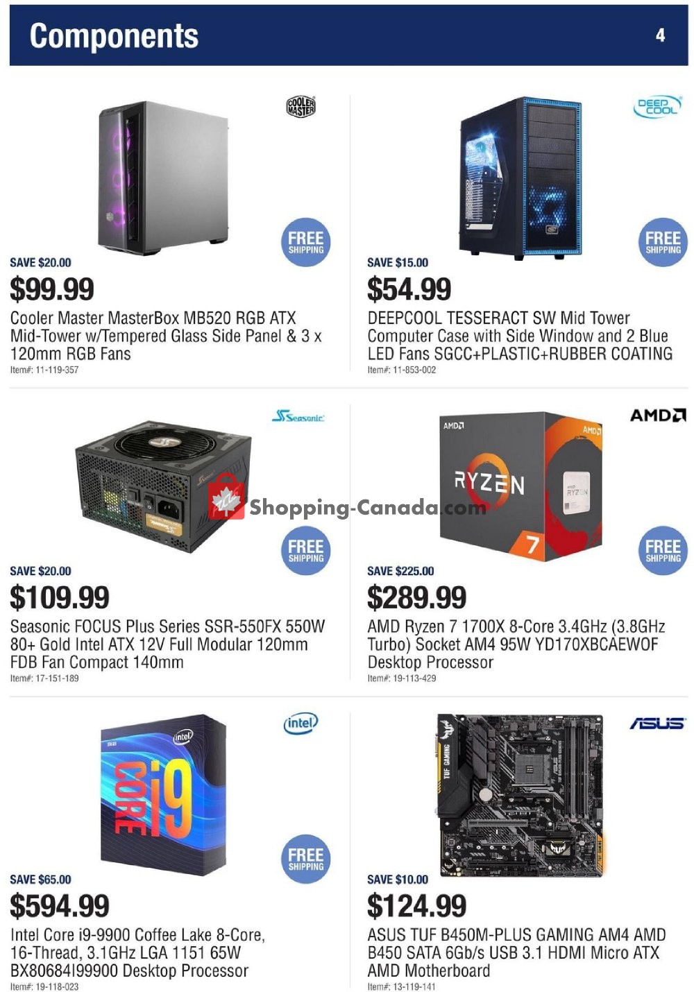 Newegg flyer from Friday July 12, 2019 to Thursday July 18, 2019 - page 4