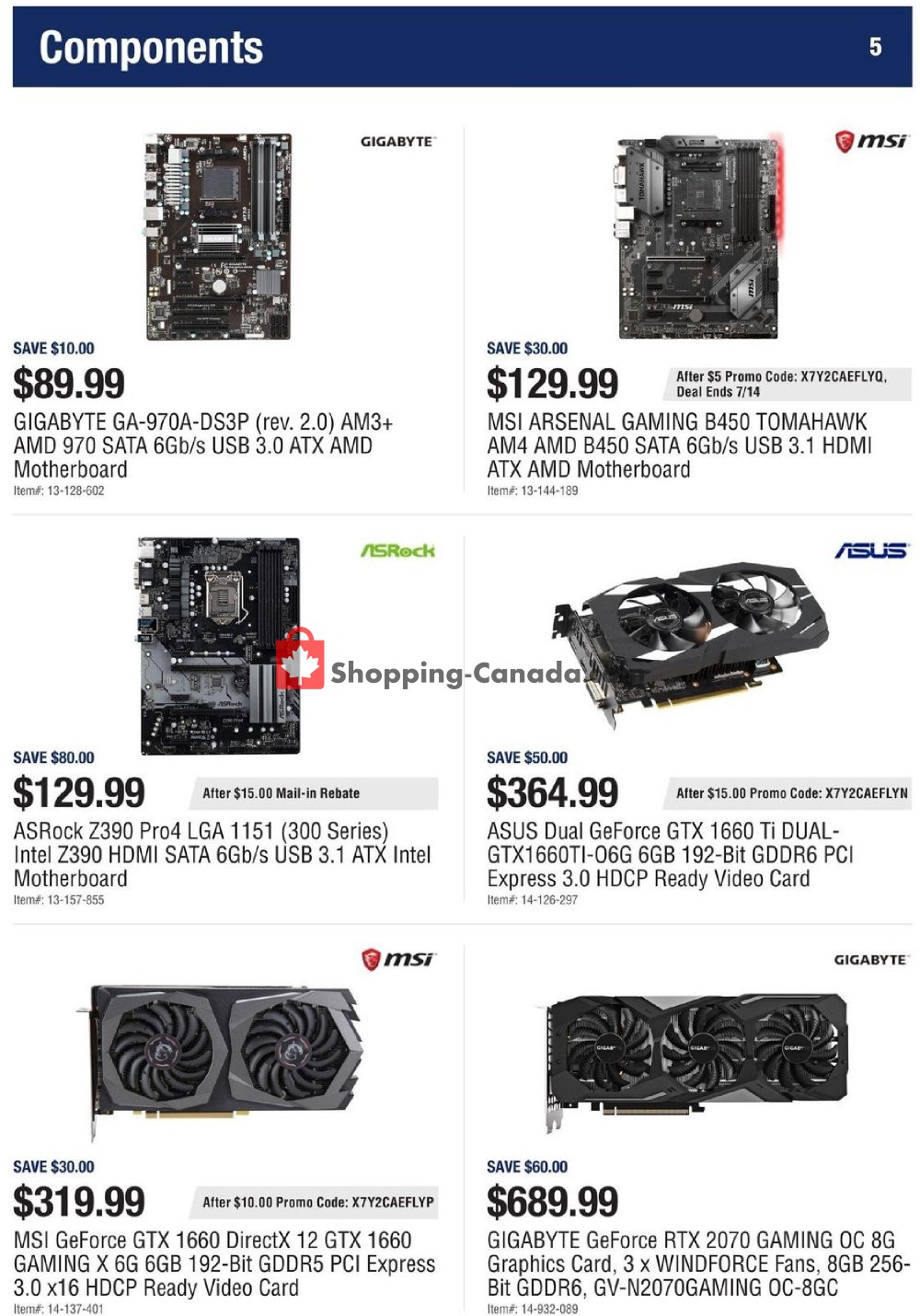 Newegg flyer from Friday July 12, 2019 to Thursday July 18, 2019 - page 5
