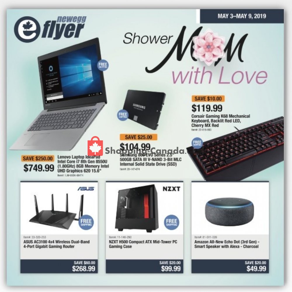 Newegg flyer from Friday May 3, 2019 to Thursday May 9, 2019 - page 1