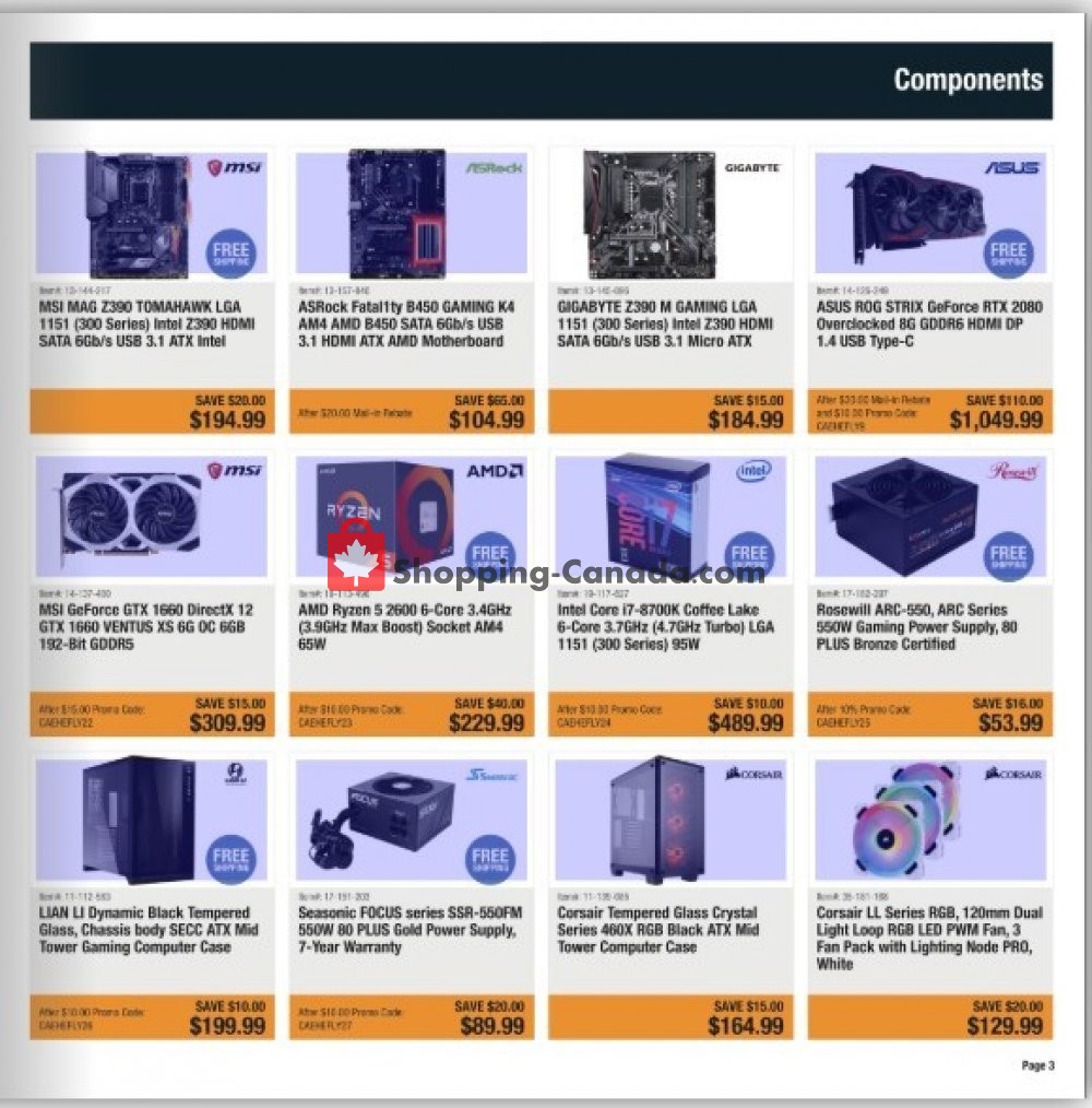Newegg flyer from Friday April 19, 2019 to Thursday April 25, 2019 - page 3